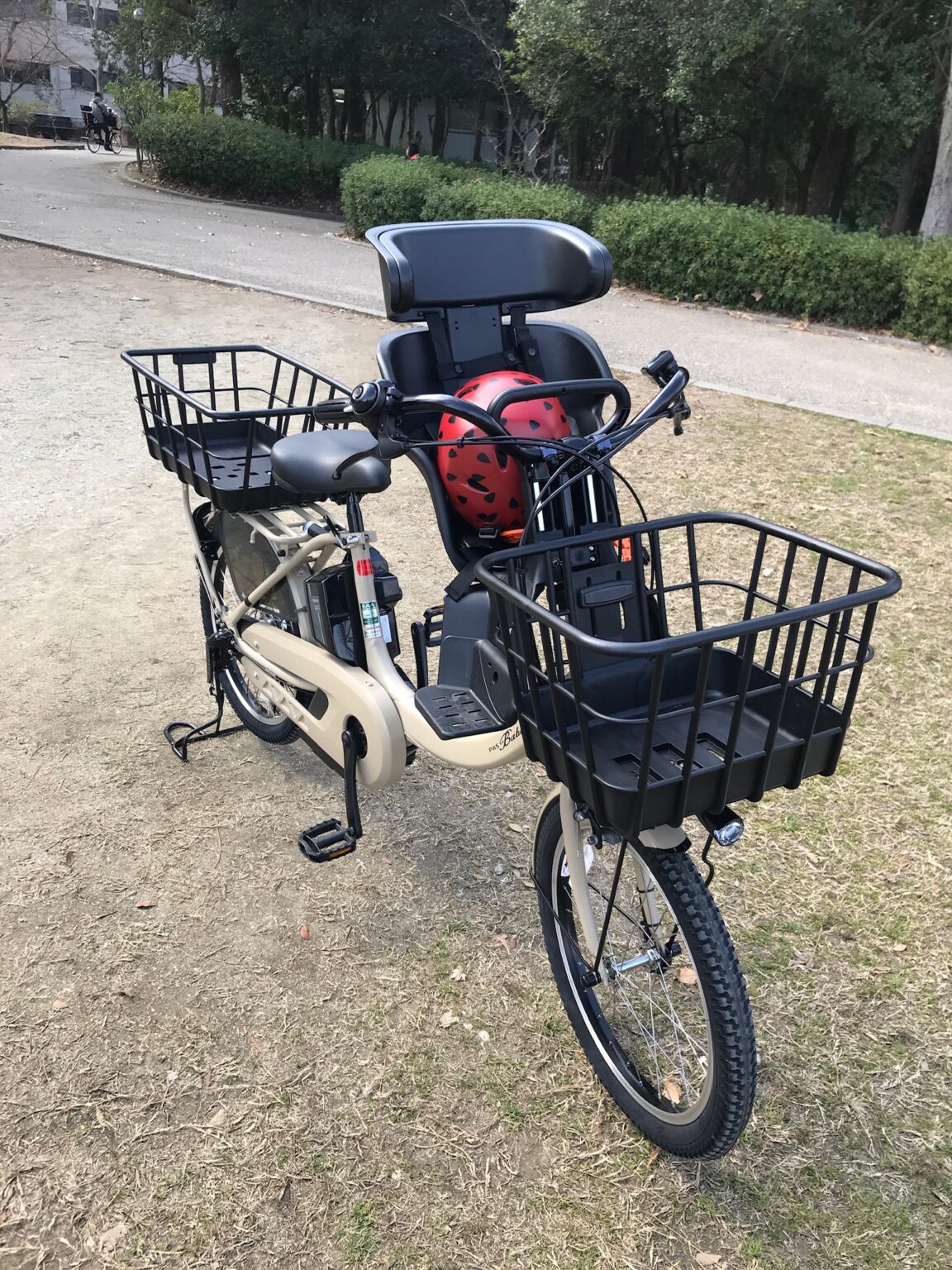 4463 電動自転車ヤマハ子供のせ 20インチ ハイクオリティ パープル